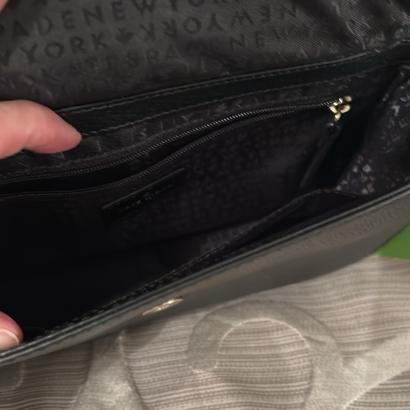 Kate Spade Alycia Grove Street Black and Cement Shoulder bag Like New with Tag - Picture 5 of 10